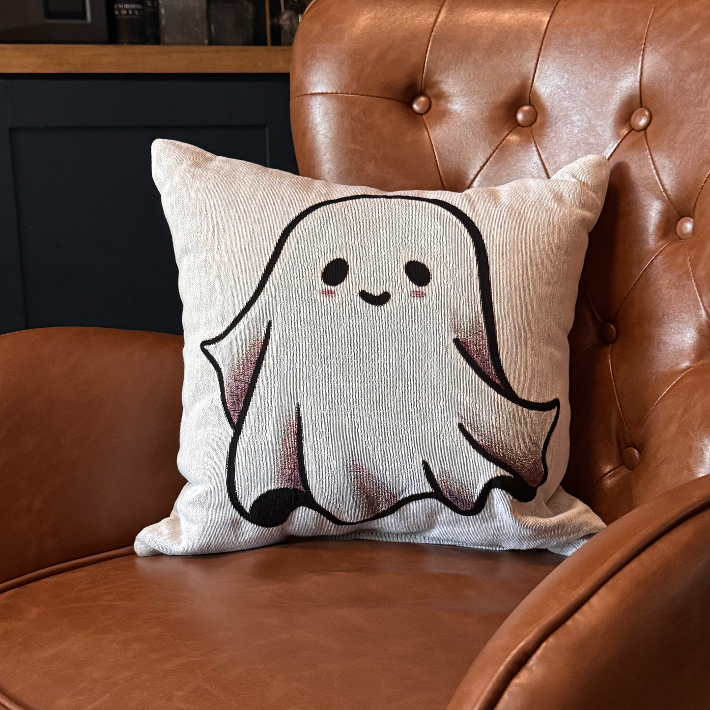 Ghost Woven Pillow