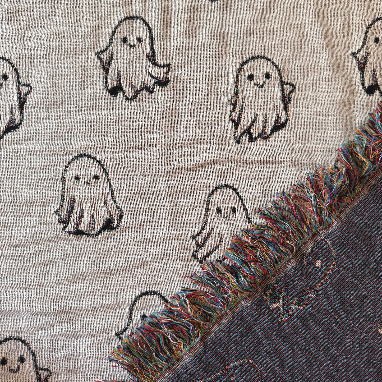 Ghosts Woven Blanket