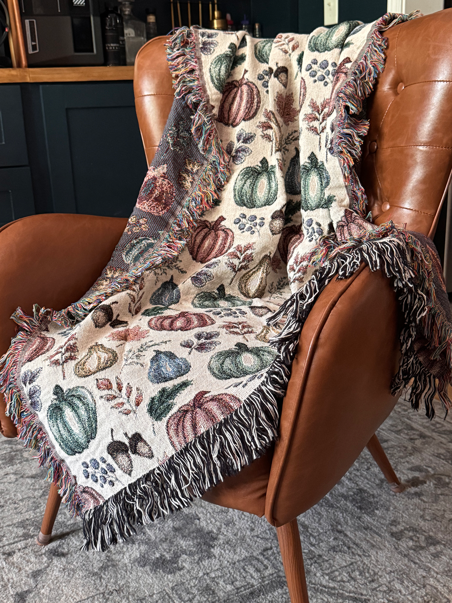 Autumn Woven Blanket