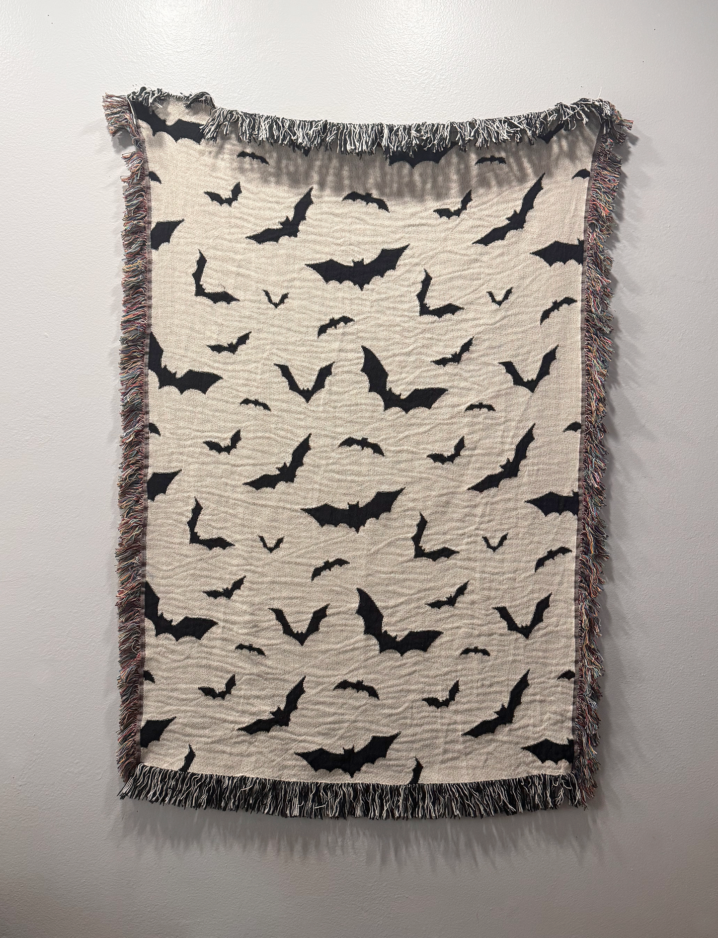 Bat Woven Blanket
