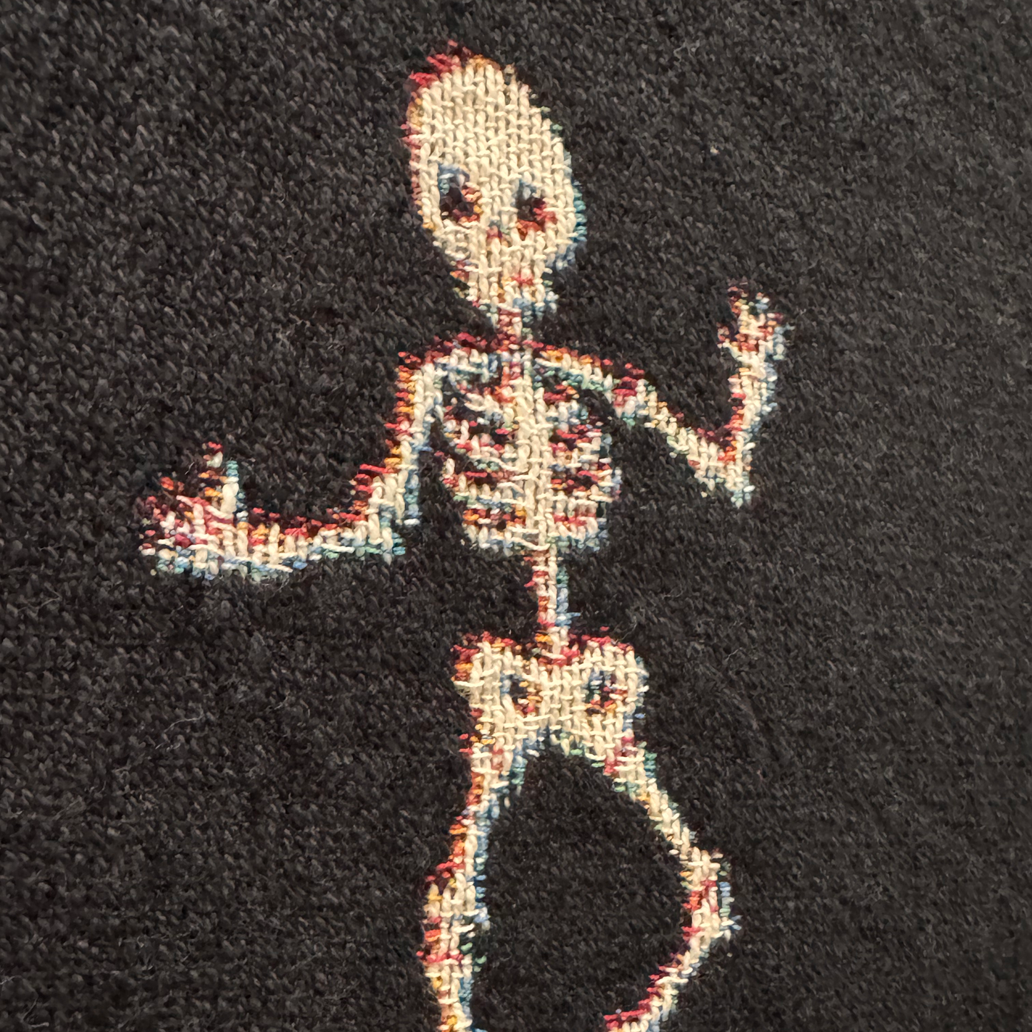 Skeleton Woven Blanket