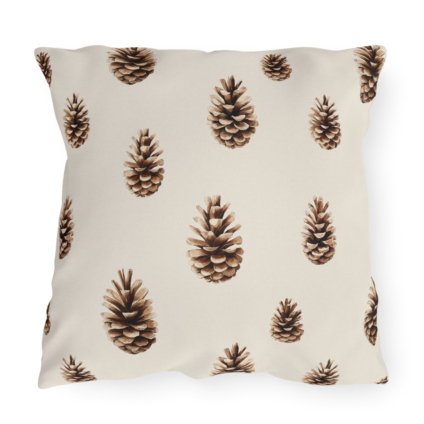 Pinecone Pattern Outdoor Pillow