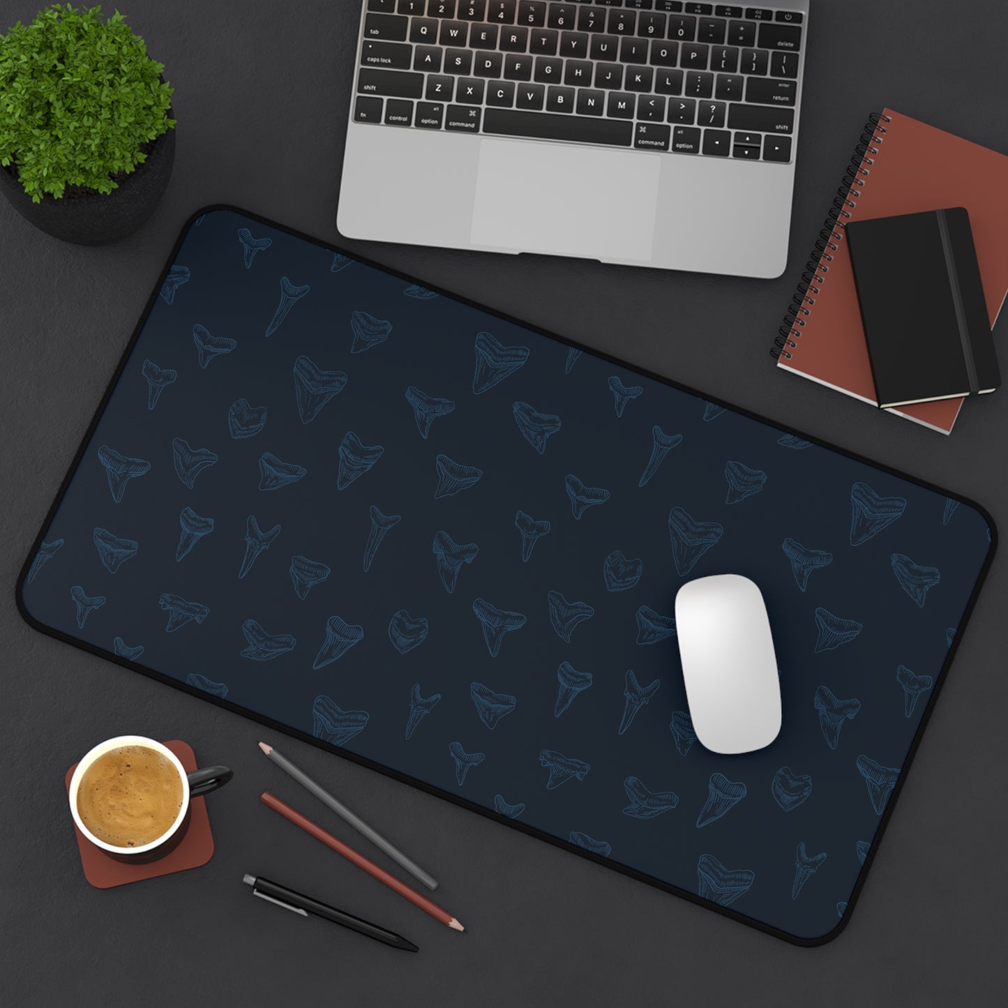 Sharks Teeth Desk Mat