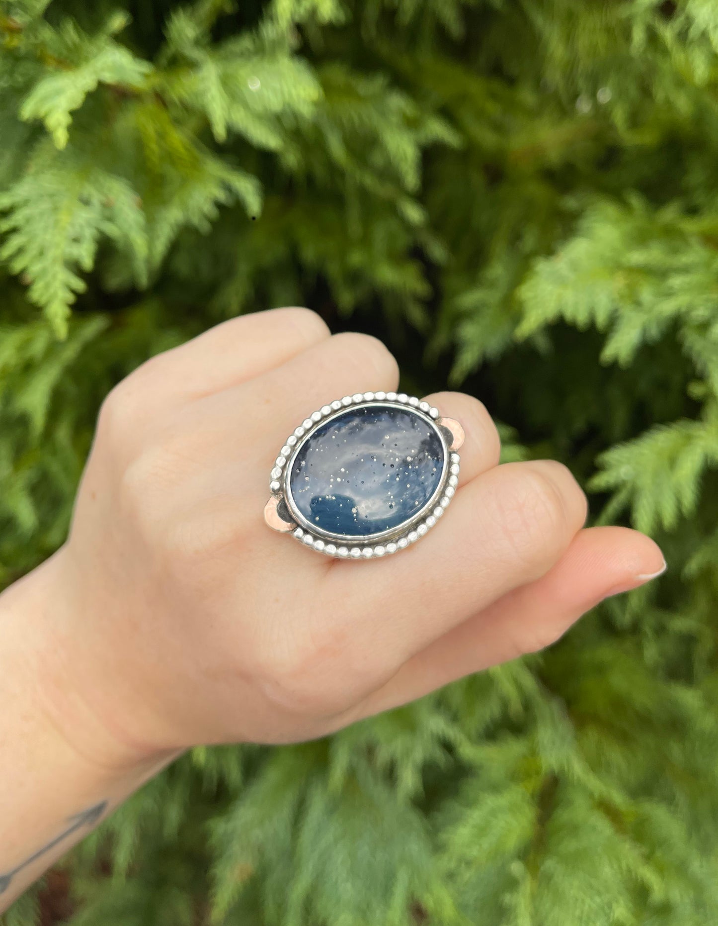 Leland Blue Statement Ring
