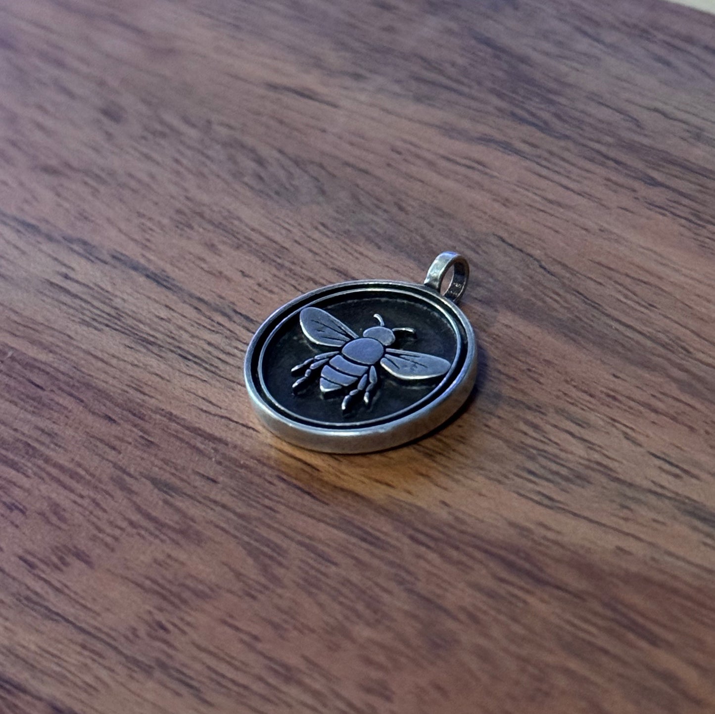 Round Bee Pendant