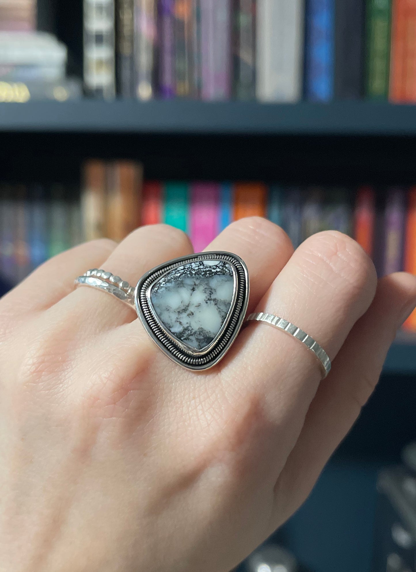 Dark Moon Statement Ring