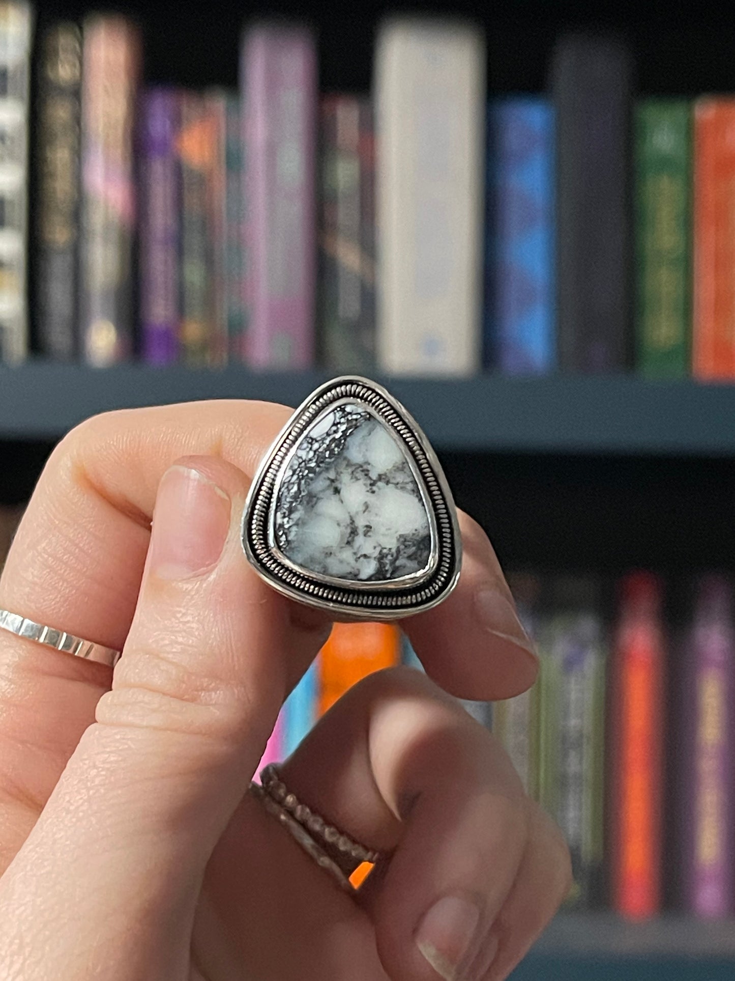 Dark Moon Statement Ring