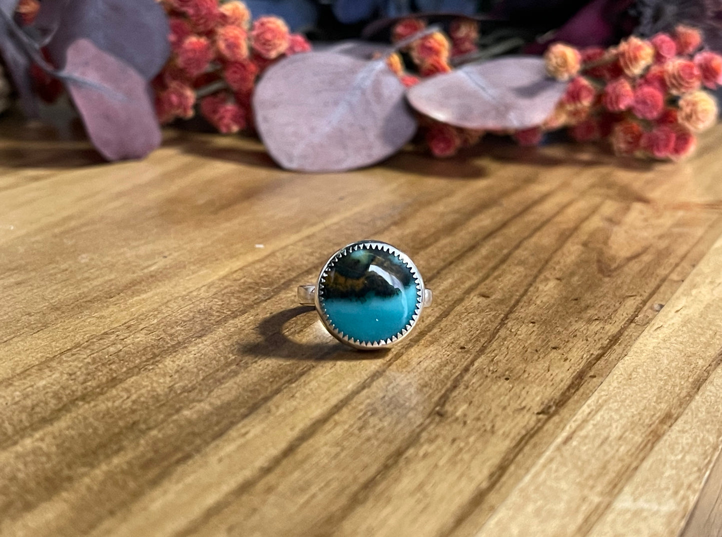 Gem Silica Statement Ring