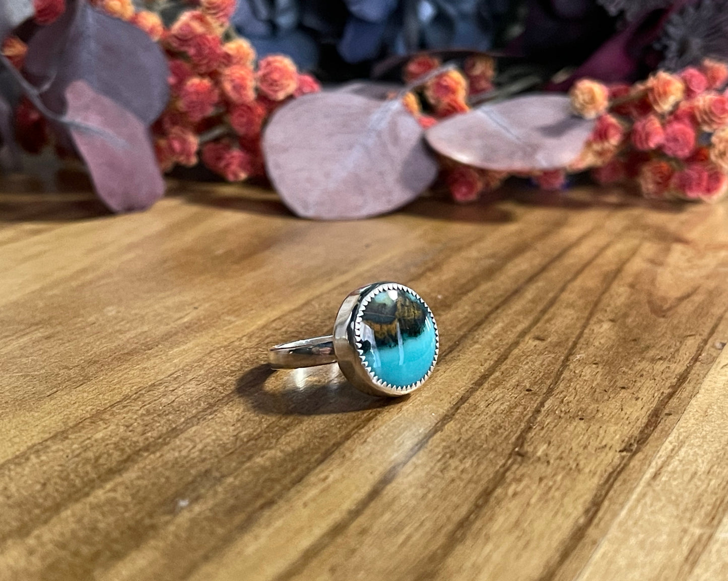 Gem Silica Statement Ring