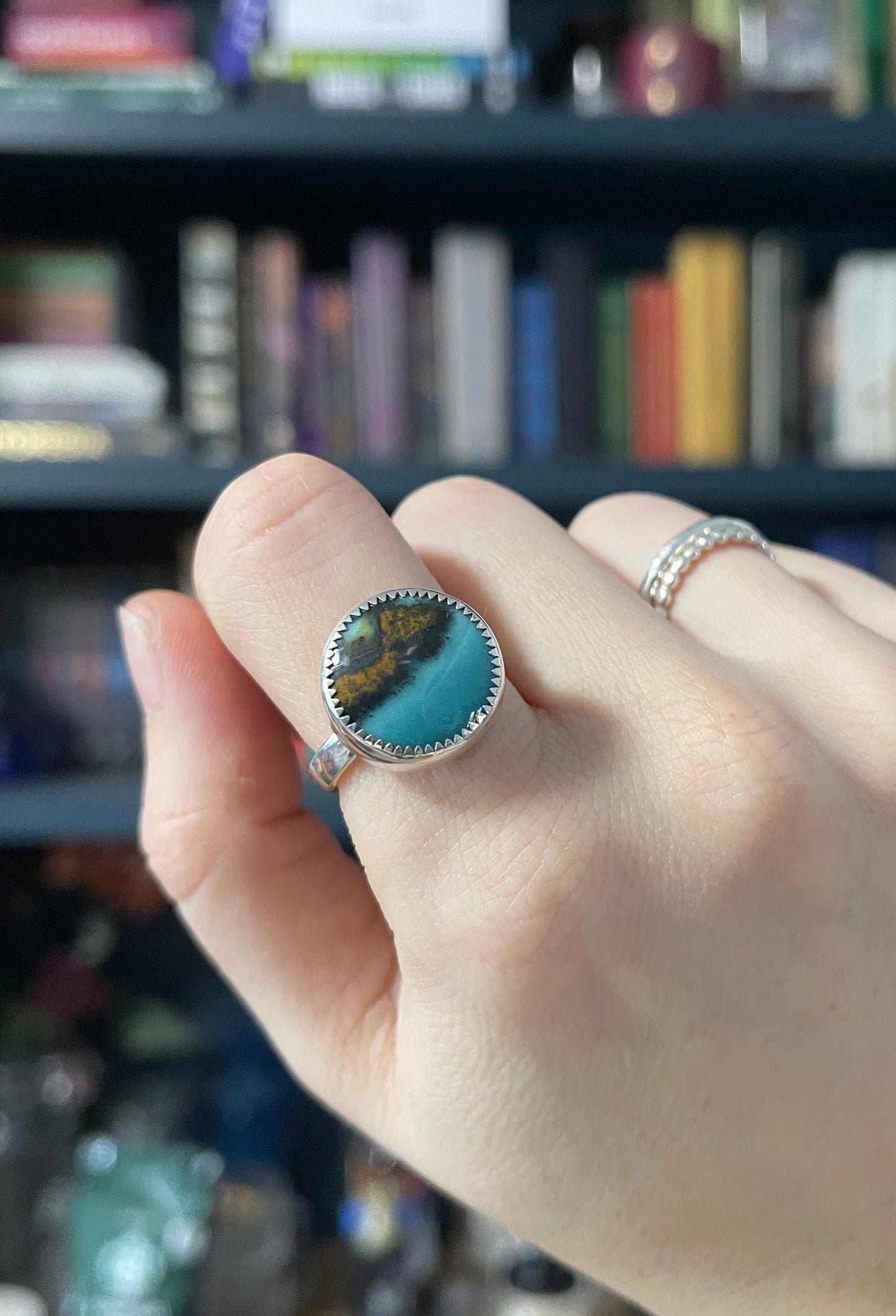 Gem Silica Statement Ring