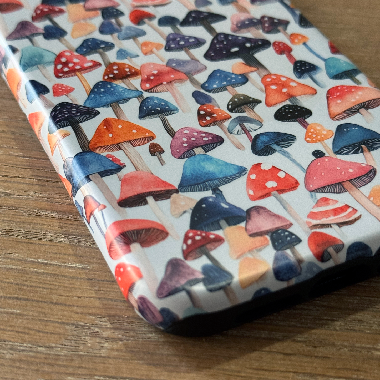Watercolor Mushroom Magnetic Tough Phone Case