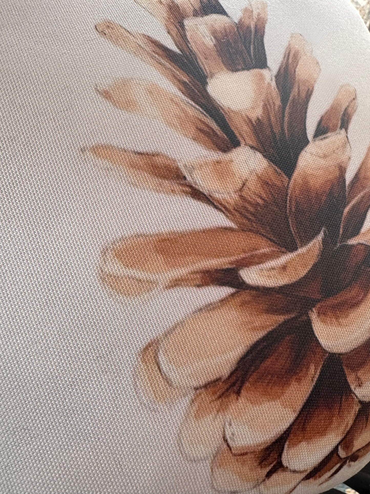 Pinecone Pattern Outdoor Pillow