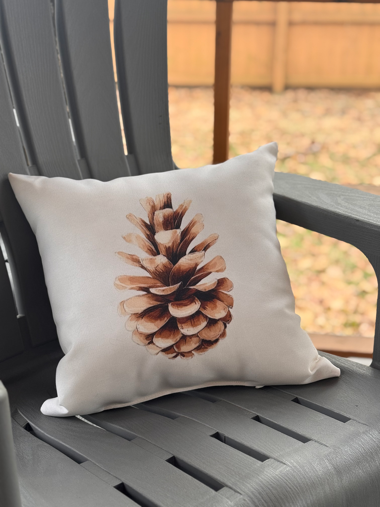 Pinecone Outdoor Pillow