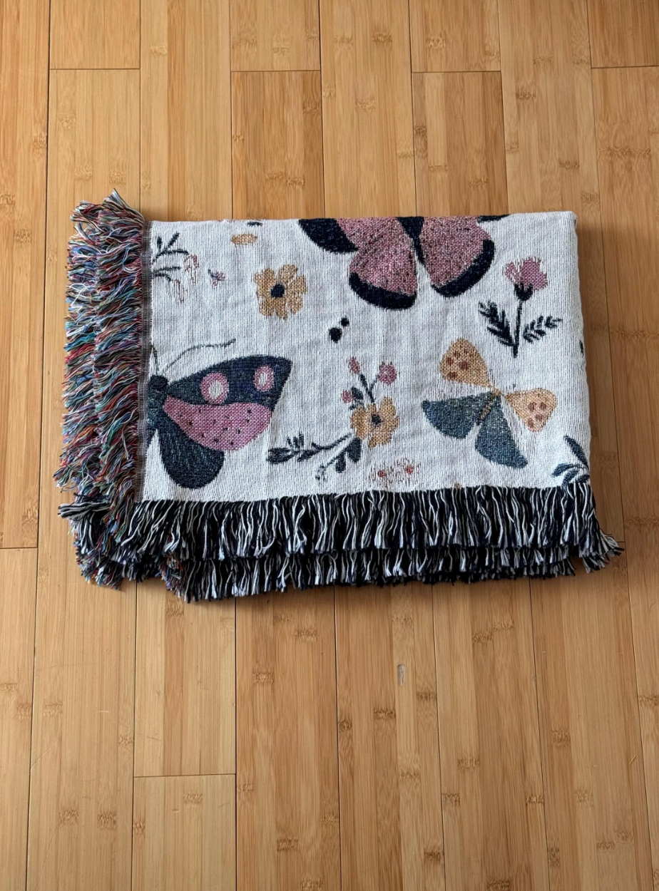 Moth Woven Blanket