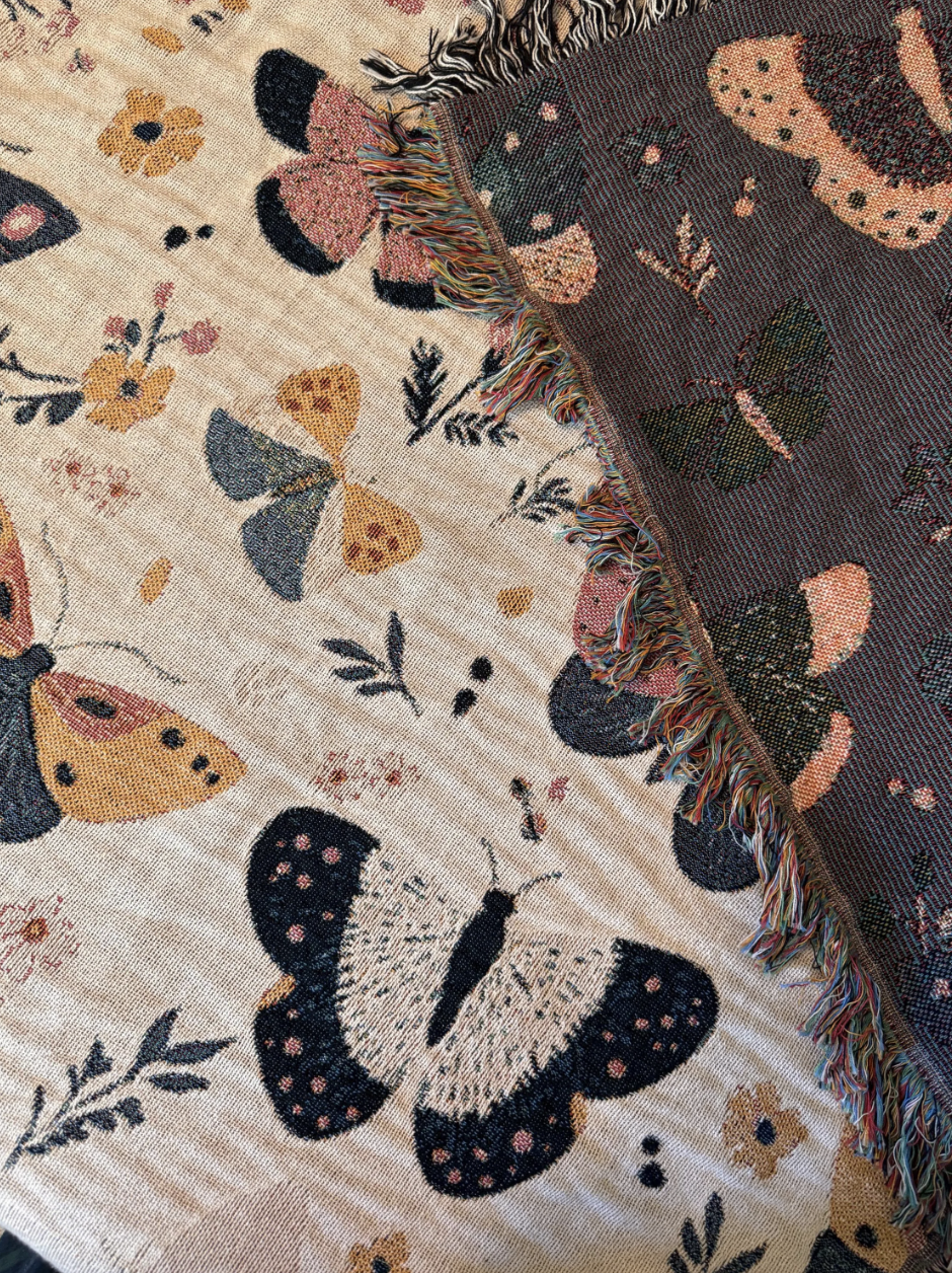Moth Woven Blanket