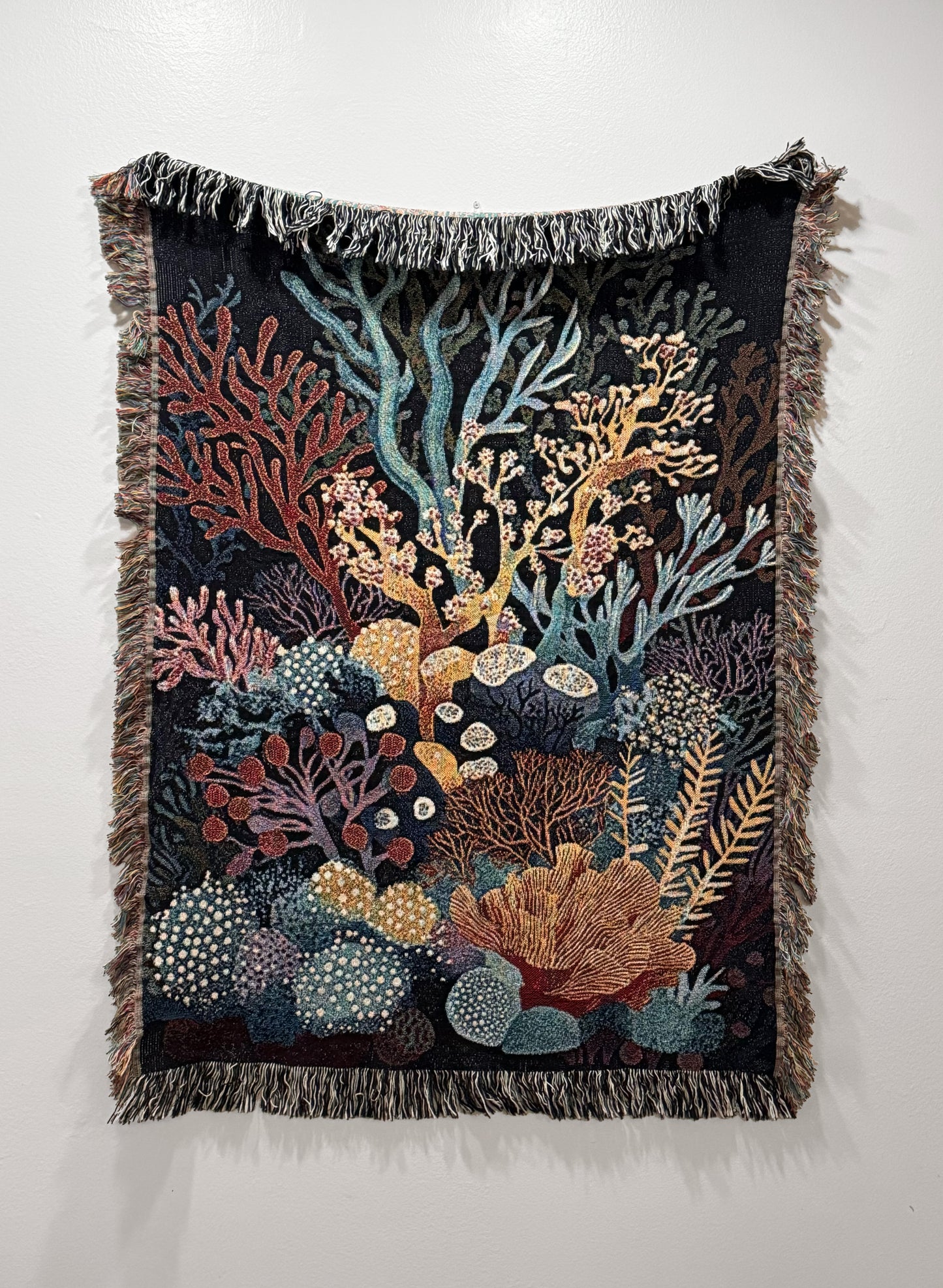 Coral Reef Woven Blanket