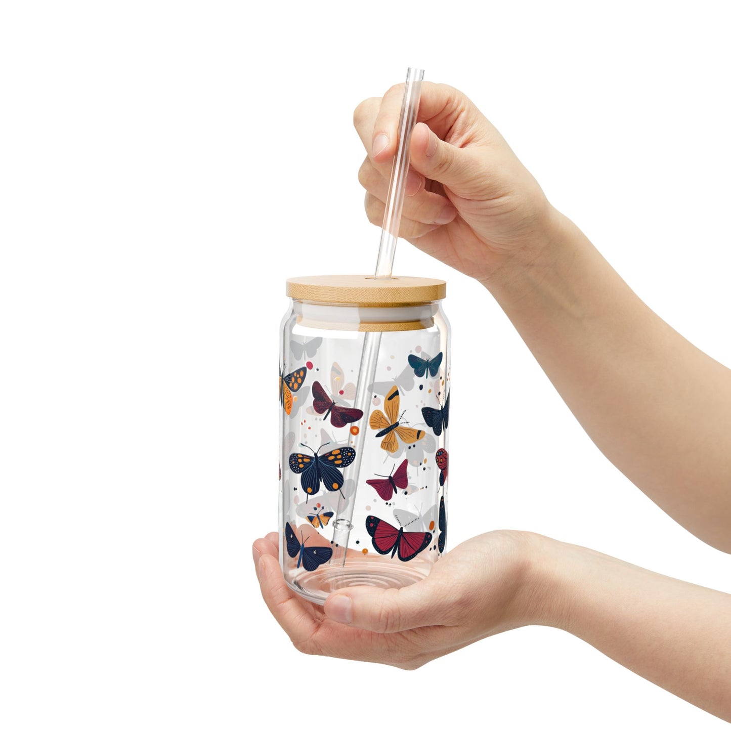 Butterfly Glass Tumbler