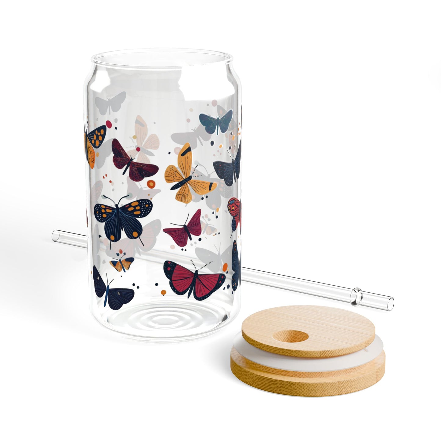 Butterfly Glass Tumbler