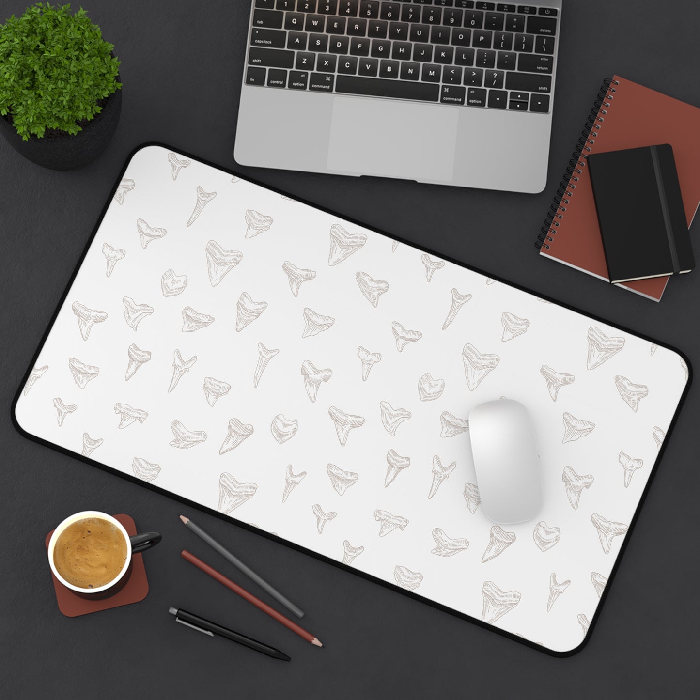 Sharks Teeth Desk Mat