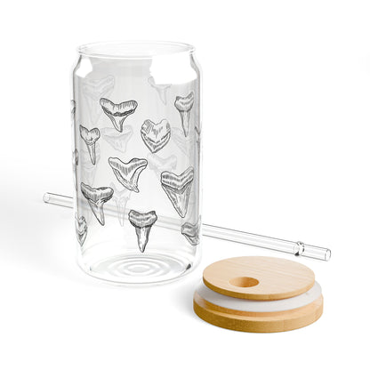 Sharks Teeth Glass Tumbler