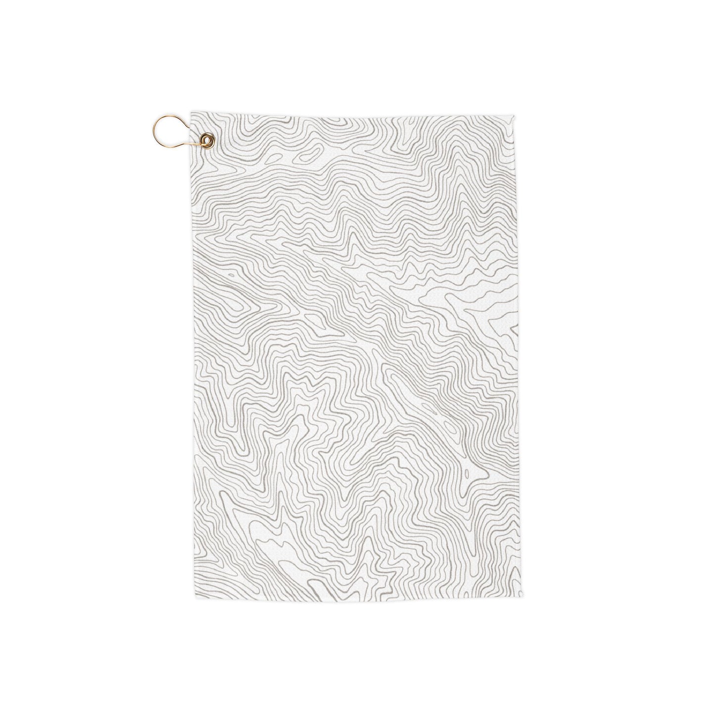 Topo Map Golf Towel