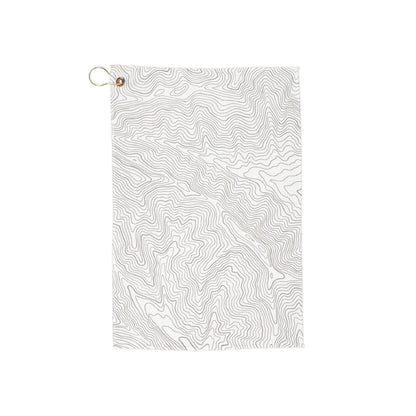 Topo Map Golf Towel