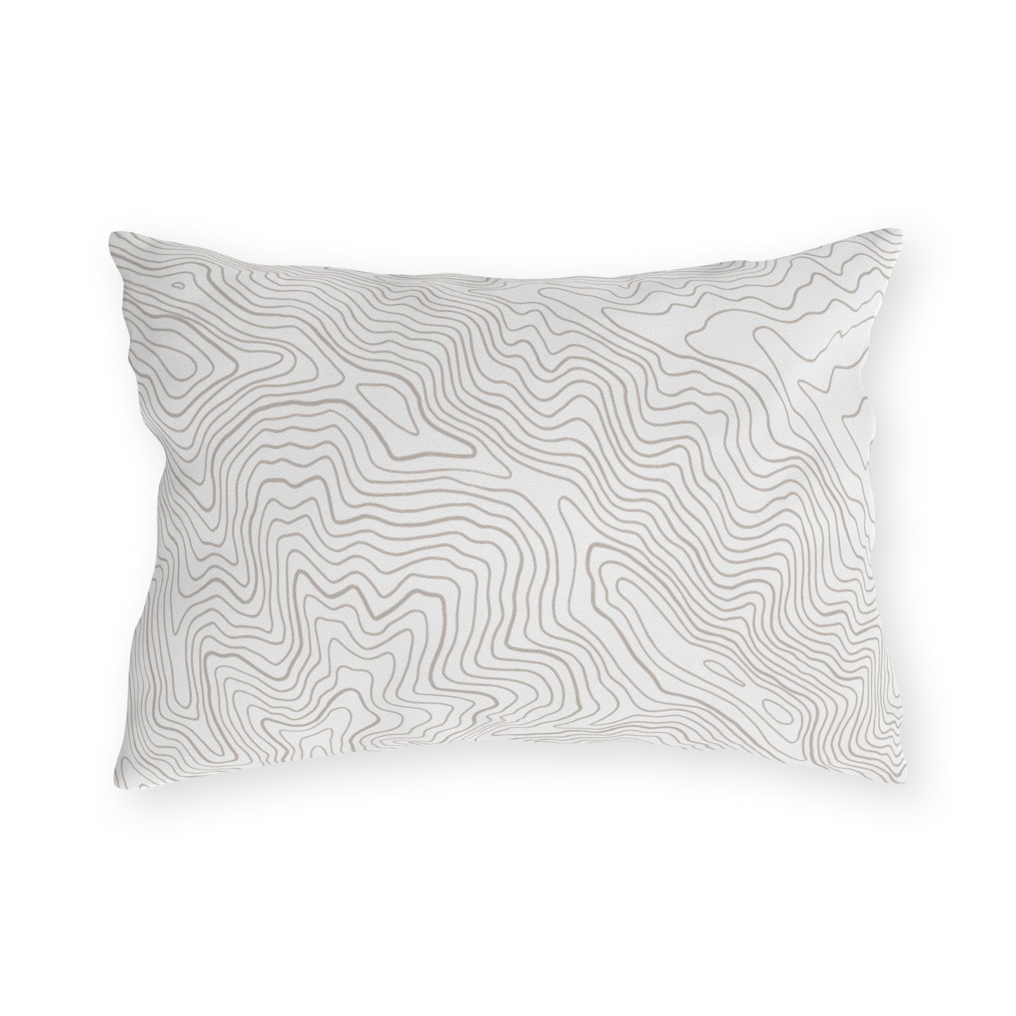 Topo Map Outdoor Pillow