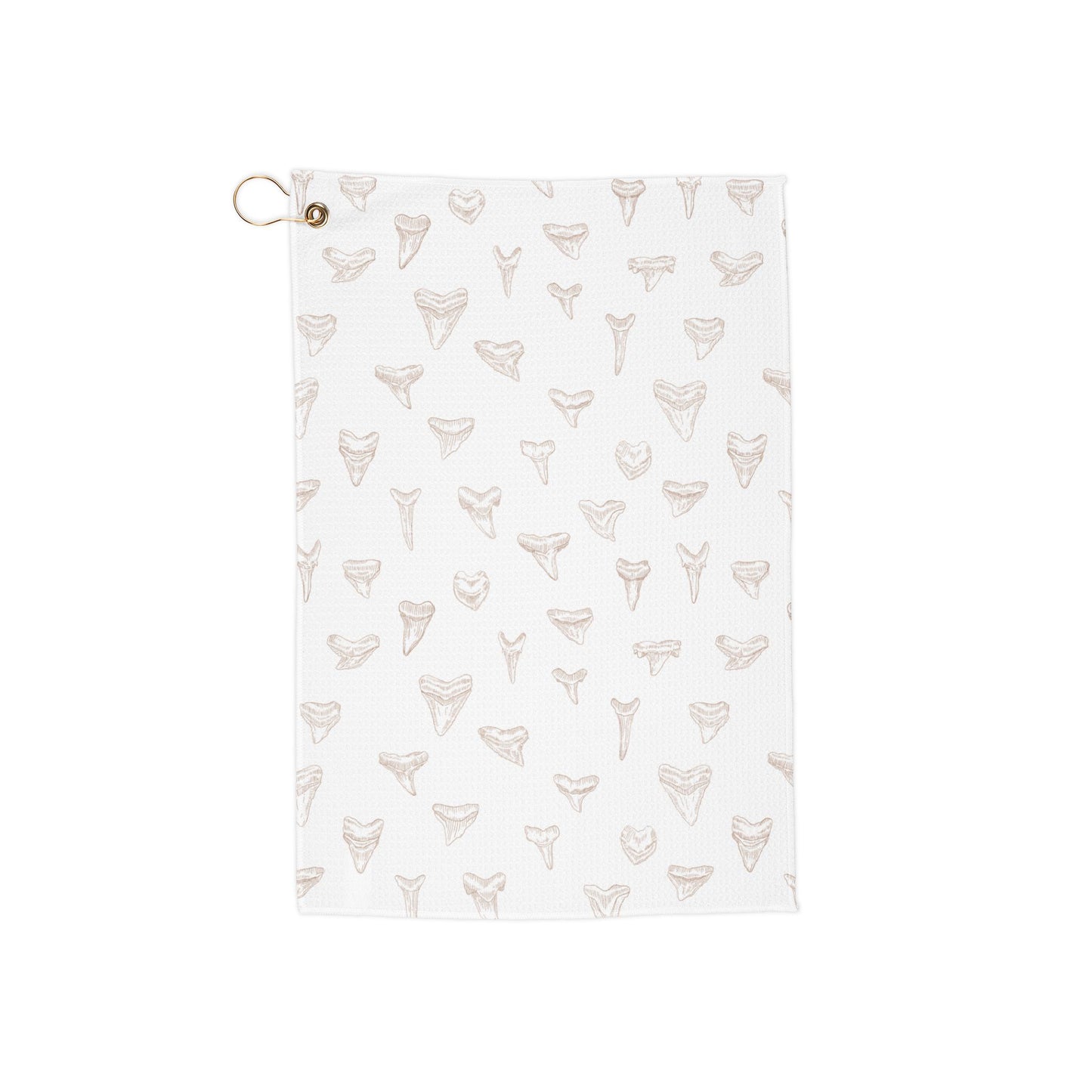 Sharks Teeth Golf Towel