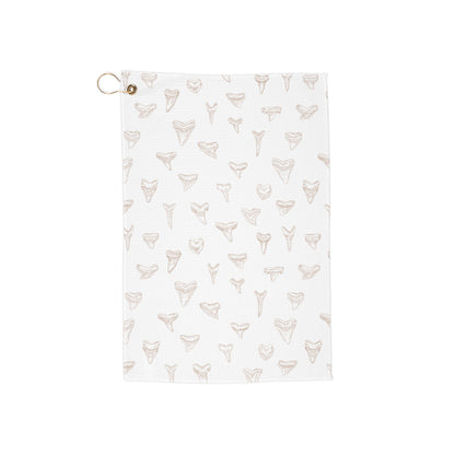 Sharks Teeth Golf Towel
