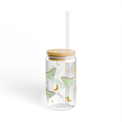 Luna Moth Glass Tumbler