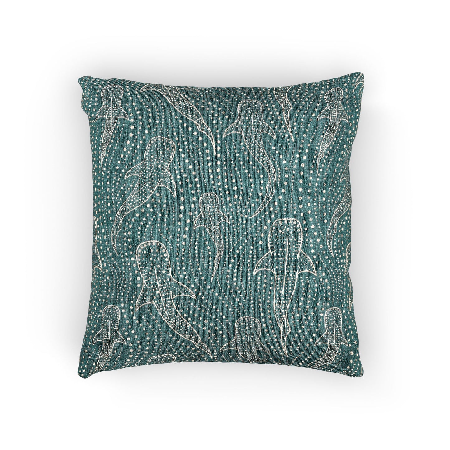 Whale Shark Woven Pillow
