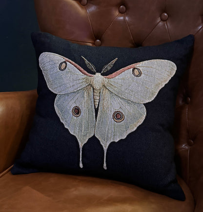 Woven Luna Moth Pillow