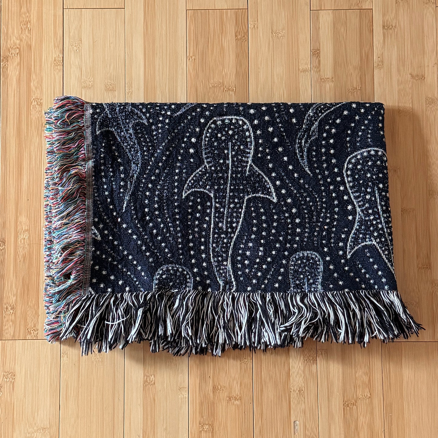Whale Shark Woven Blanket