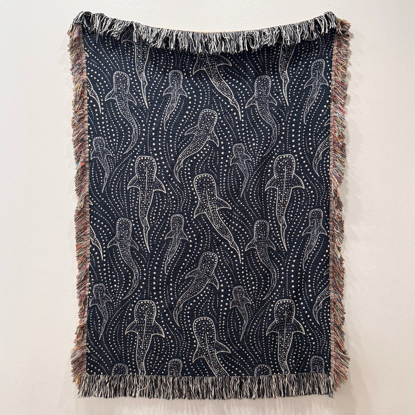 Whale Shark Woven Blanket
