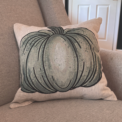 Pumpkin Woven Pillow