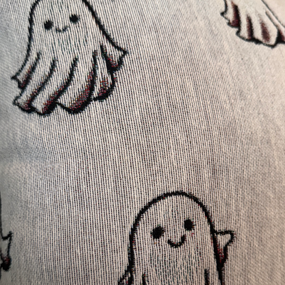 Ghosts Woven Pillow