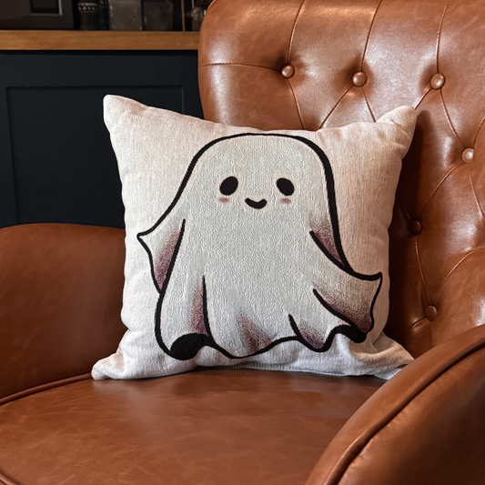 Ghost Woven Pillow