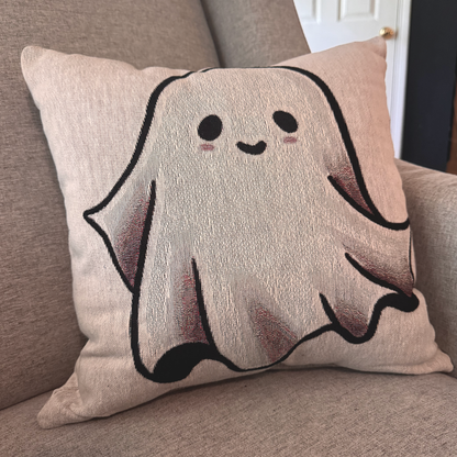 Ghost Woven Pillow