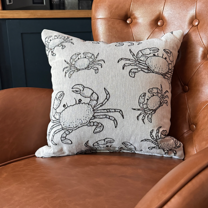 Crab Woven Pillow