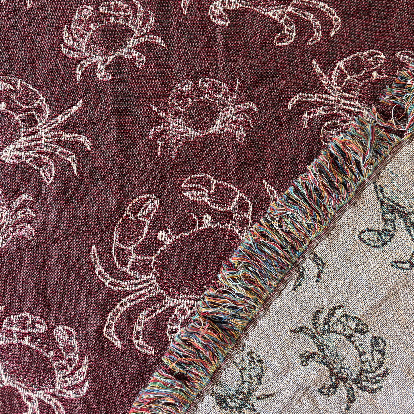 Crab Woven Blanket