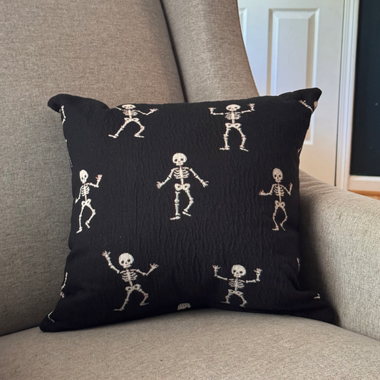 Skeleton Woven Pillow