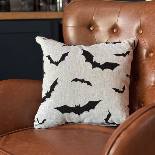 Bat Woven Pillow