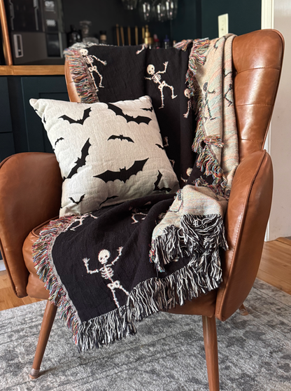 Skeleton Woven Blanket