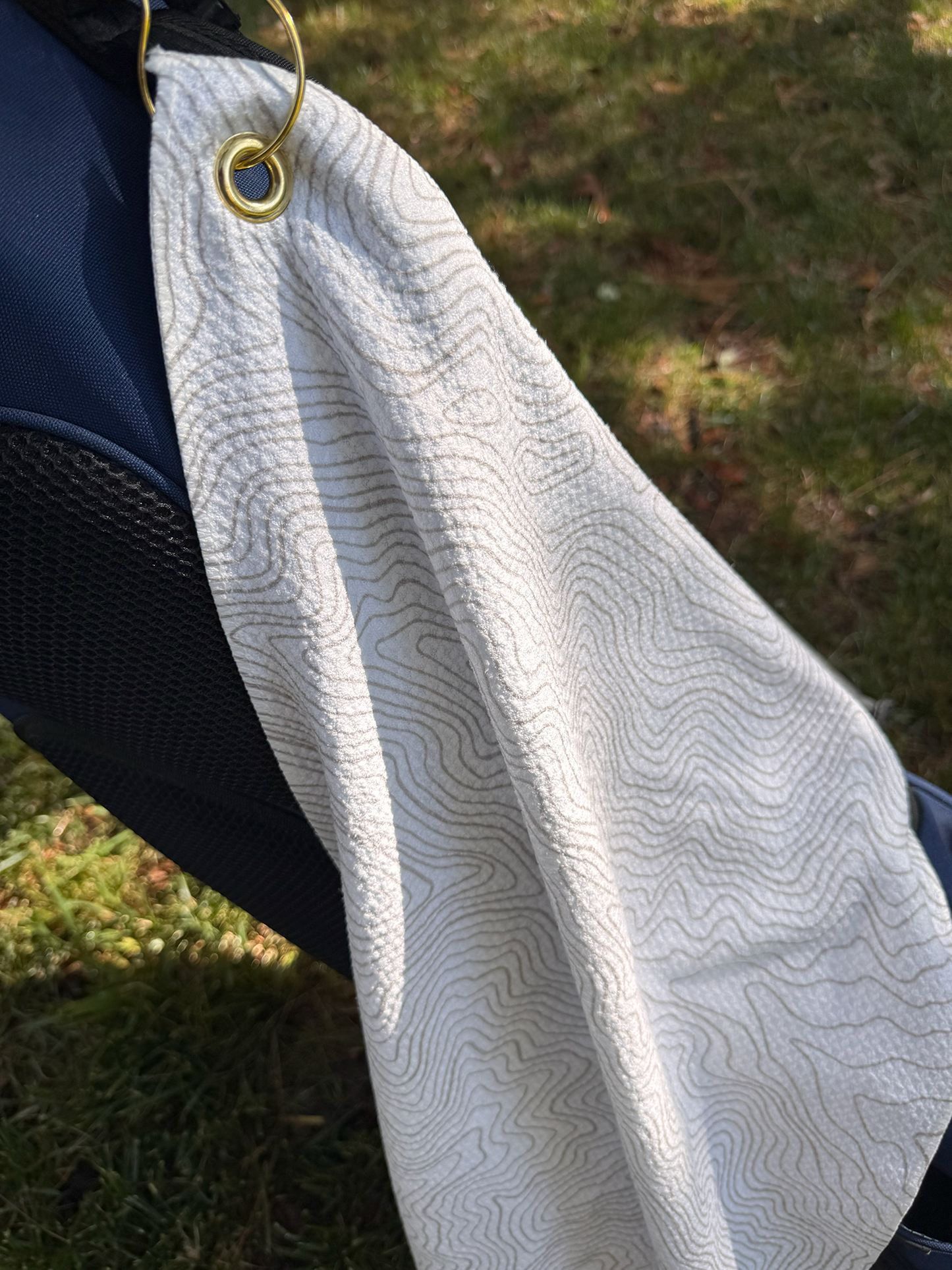 Topo Map Golf Towel