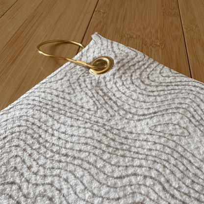 Topo Map Golf Towel