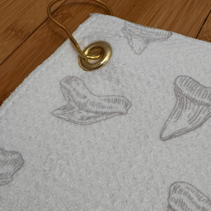 Sharks Teeth Golf Towel