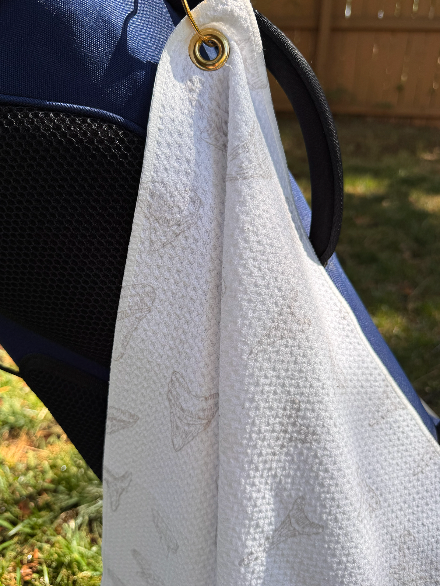 Sharks Teeth Golf Towel