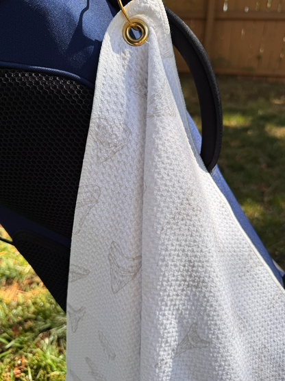 Sharks Teeth Golf Towel