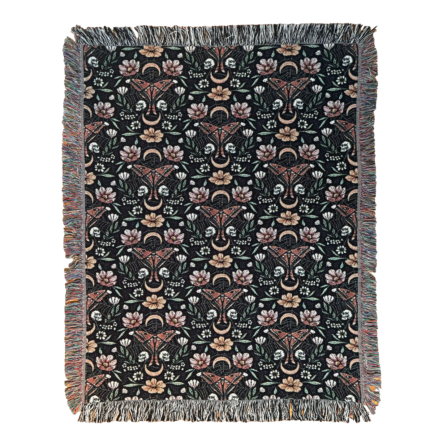 Woven Mystical Moths Blanket