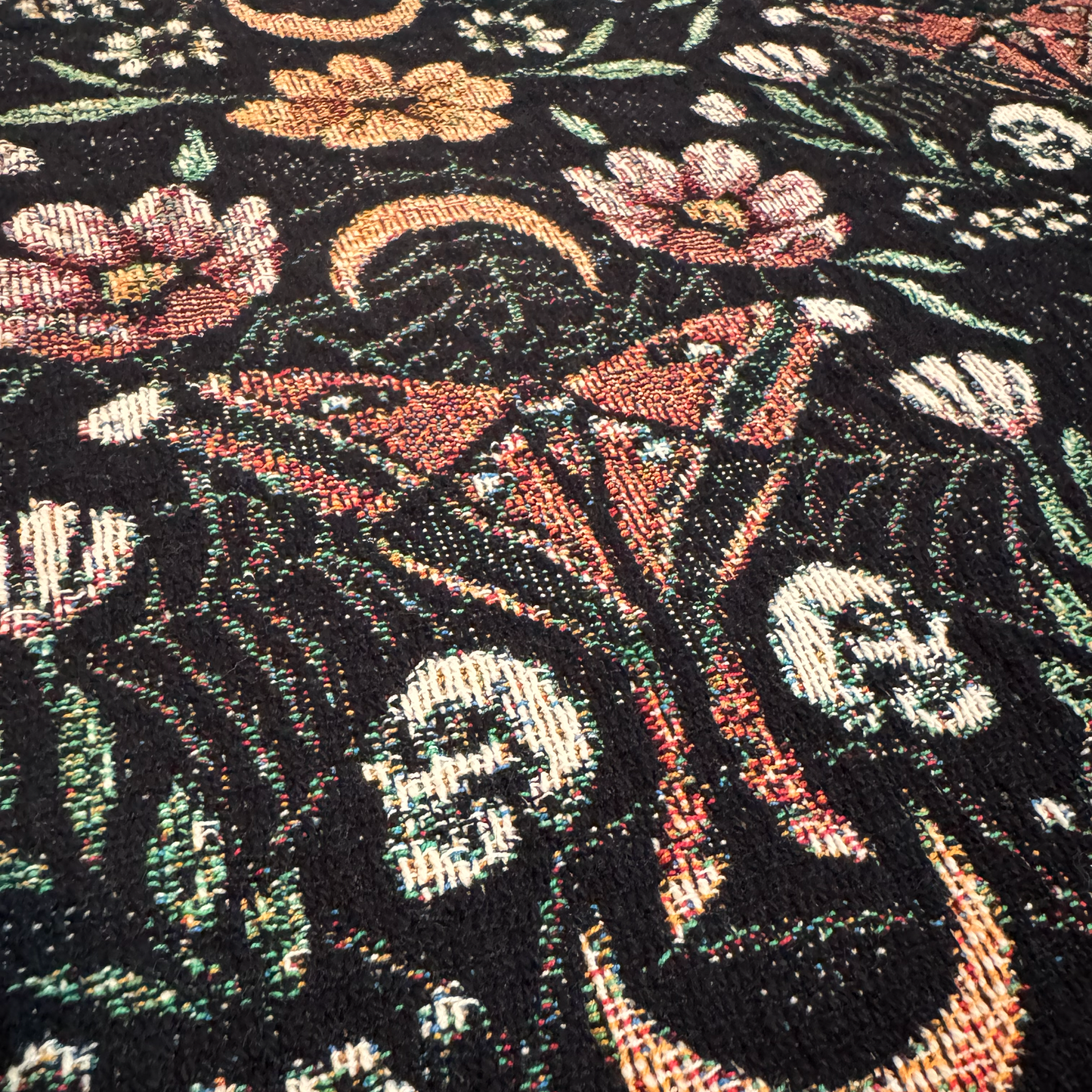 Woven Mystical Moths Blanket